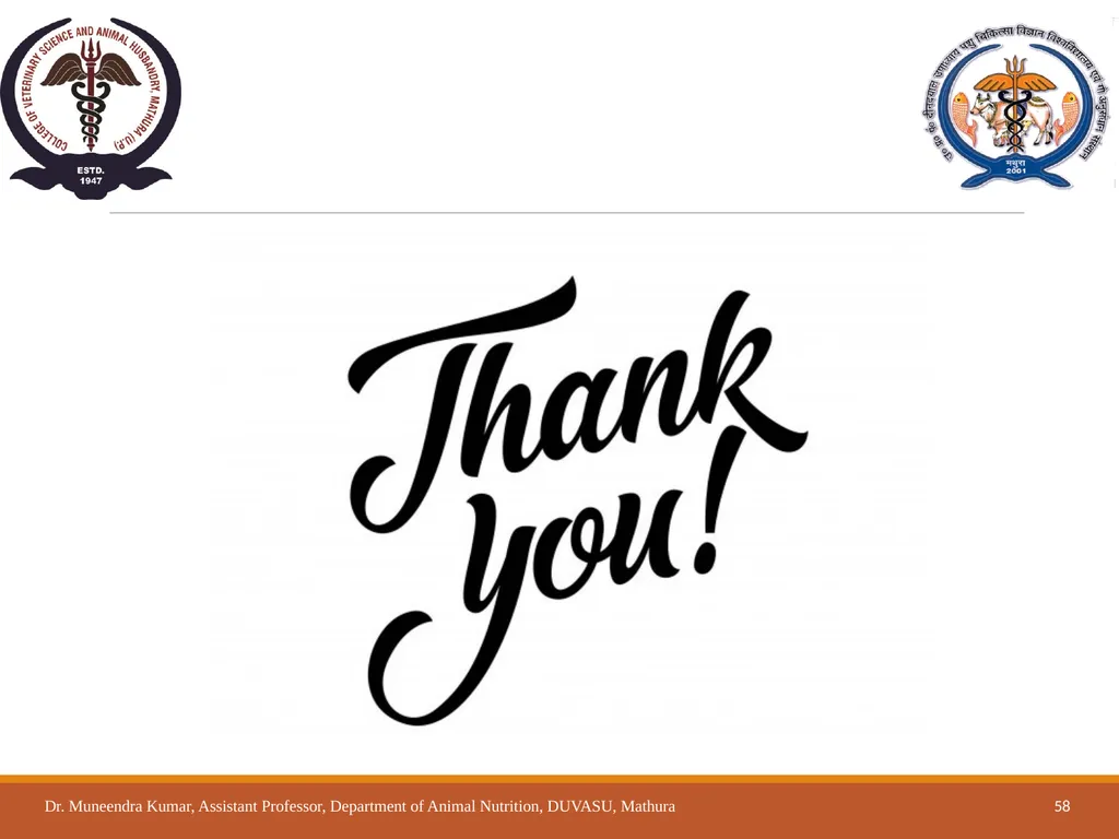College of Veterinary Science & Animal Husbandry - slide 58 of 58