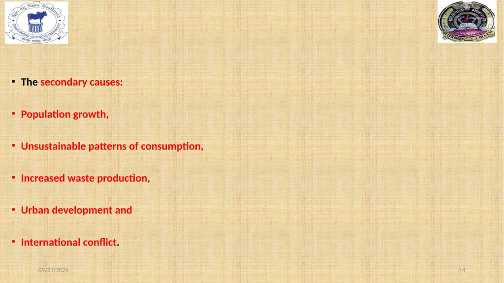 Bio-diversity uses, threats and conservation Dr. - slide 14 of 23