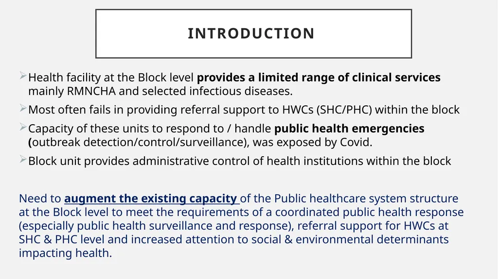 Block Public Health Unit (BPHU) Prasanth K S/ - slide 4 of 16