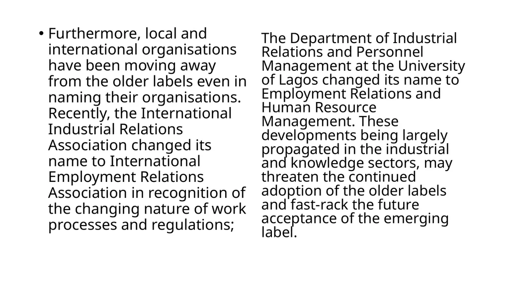 SUSTAINABILITY ISSUES AND NEW DEFINITIONS OF - slide 40 of 43