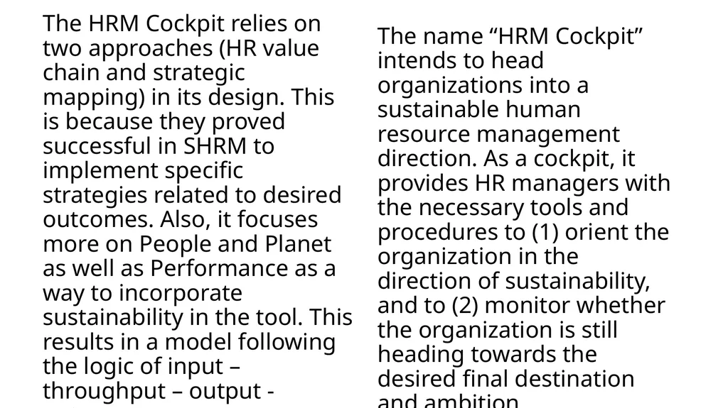 SUSTAINABILITY ISSUES AND NEW DEFINITIONS OF - slide 30 of 43
