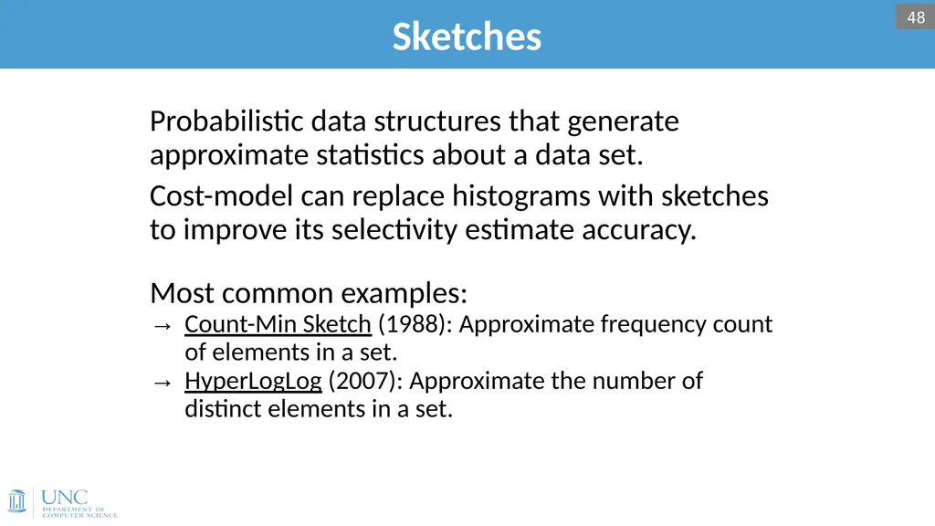 Lecture 15: Query Optimization 1 Announcements - slide 46 of 49