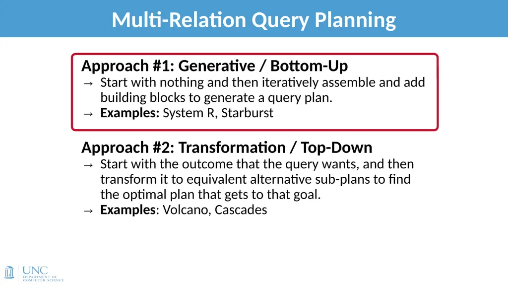 Lecture 15: Query Optimization 1 Announcements - slide 20 of 49