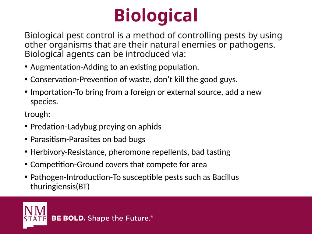 ITEGRATED PEST MANGAGEMENT SIMPLIFIED Presented by - slide 20 of 25