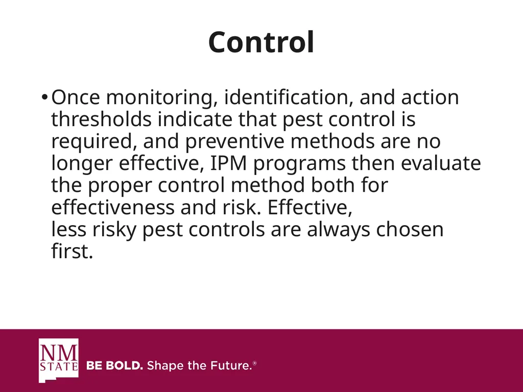 ITEGRATED PEST MANGAGEMENT SIMPLIFIED Presented by - slide 8 of 25