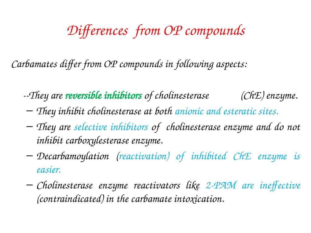 Carbamate Insecticides Dr. Kumari Anjana Assistant - slide 6 of 13