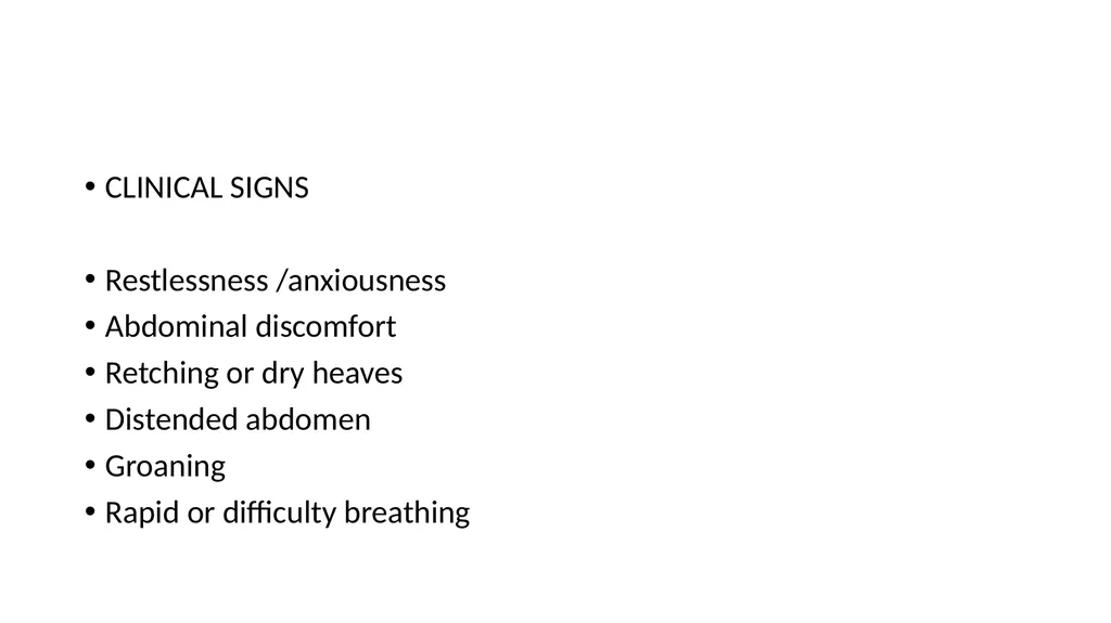 GASTRIC DILATATION IN CANINES Dr Mithilesh Kumar - slide 9 of 27