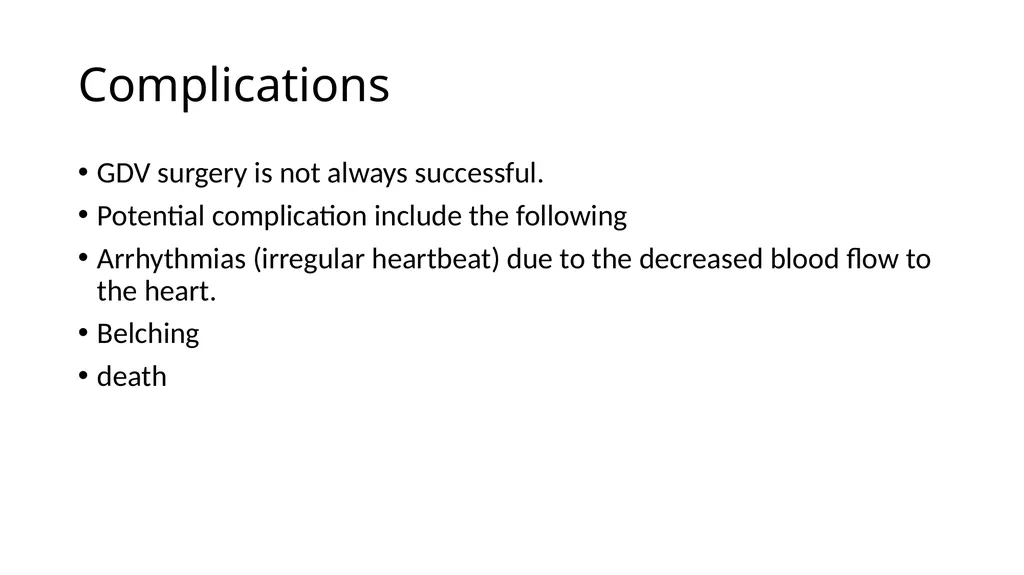 GASTRIC DILATATION IN CANINES Dr Mithilesh Kumar - slide 24 of 27
