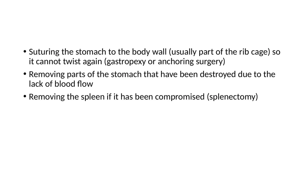 GASTRIC DILATATION IN CANINES Dr Mithilesh Kumar - slide 23 of 27