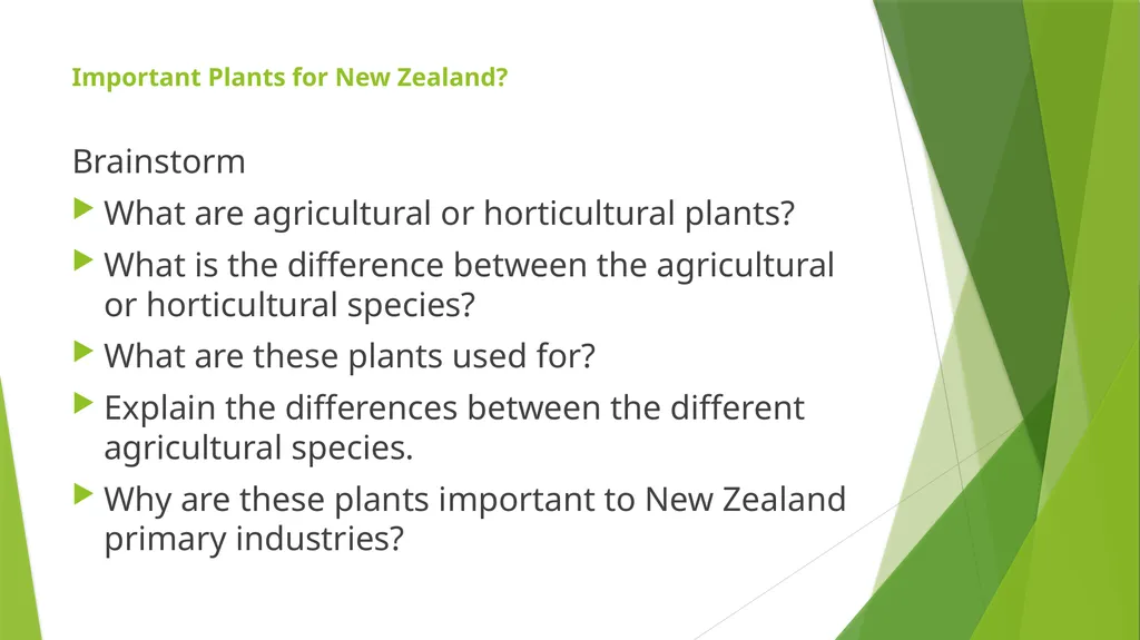 The Role of Plant Biology in Agribusiness. Level 2 - slide 16 of 83
