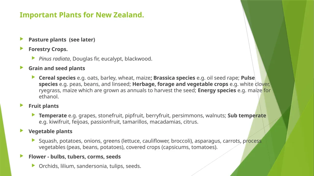 The Role of Plant Biology in Agribusiness. Level 2 - slide 18 of 83