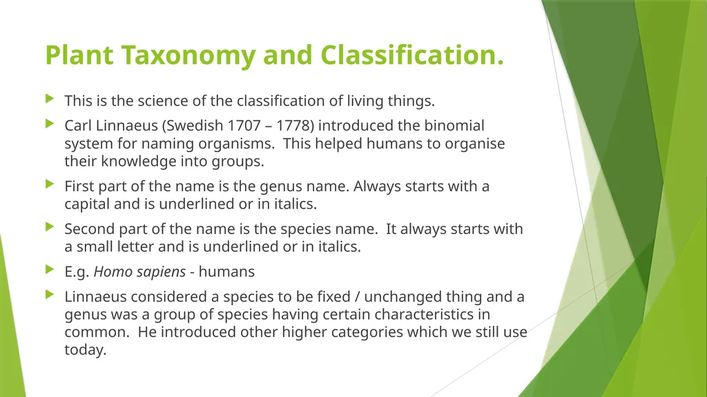 The Role of Plant Biology in Agribusiness. Level 2 - slide 3 of 83