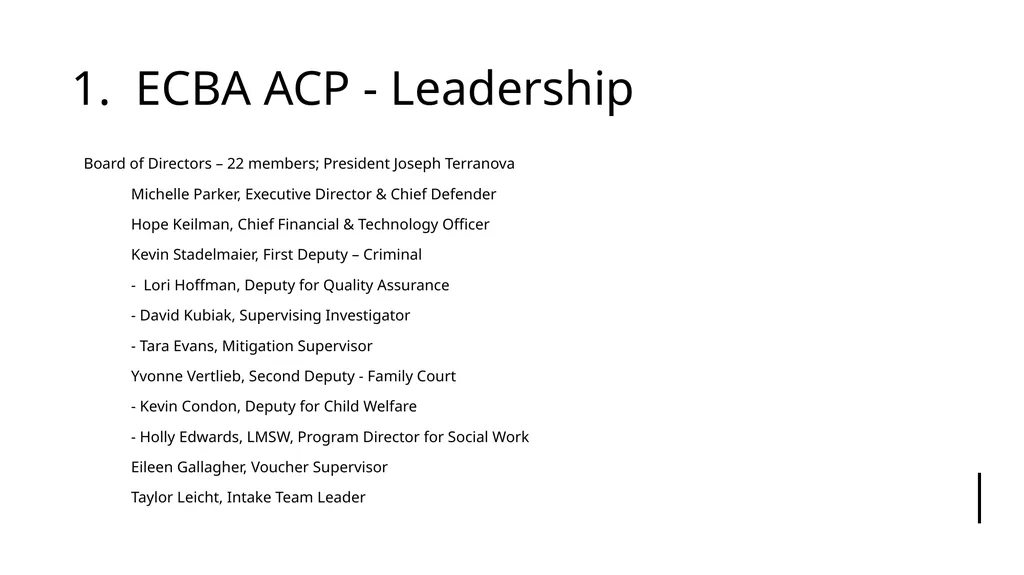 Presentation by the Erie County Bar Association’s - slide 5 of 59