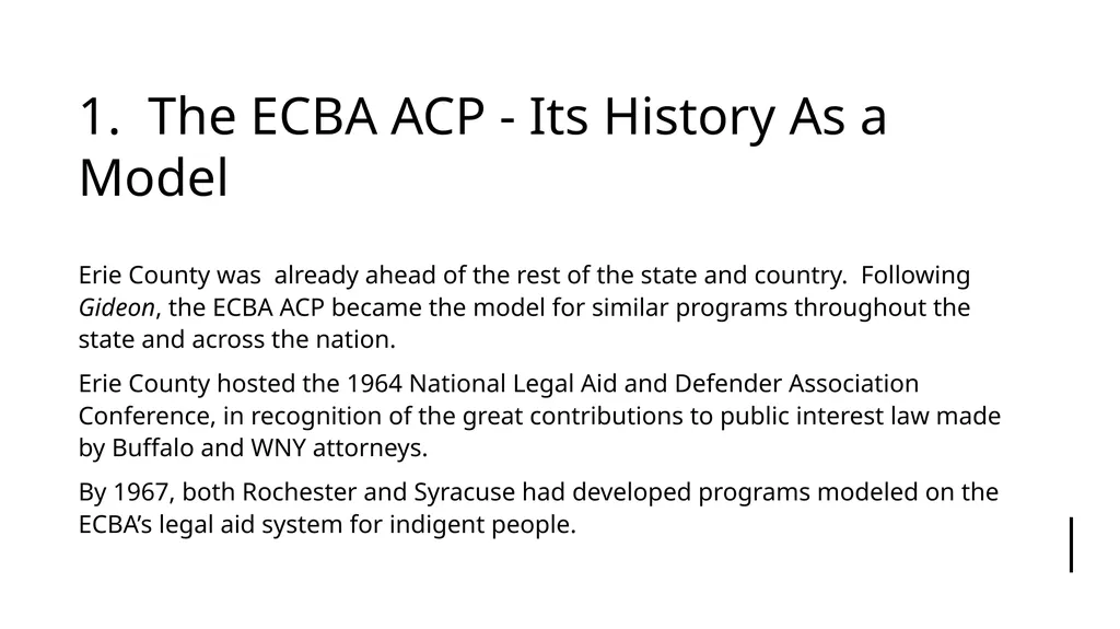 Presentation by the Erie County Bar Association’s - slide 4 of 59