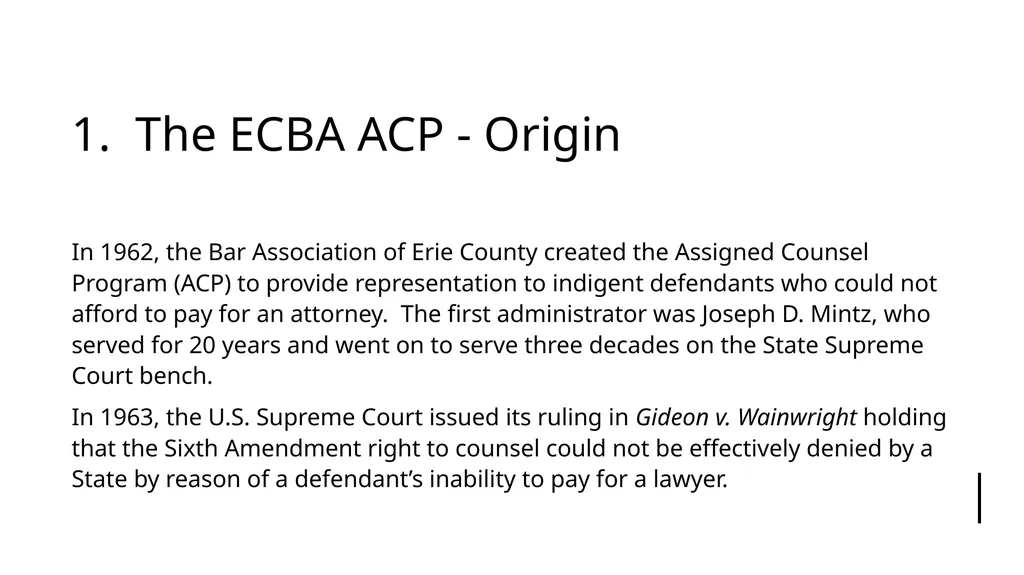 Presentation by the Erie County Bar Association’s - slide 3 of 59