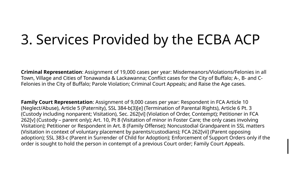 Presentation by the Erie County Bar Association’s - slide 11 of 59