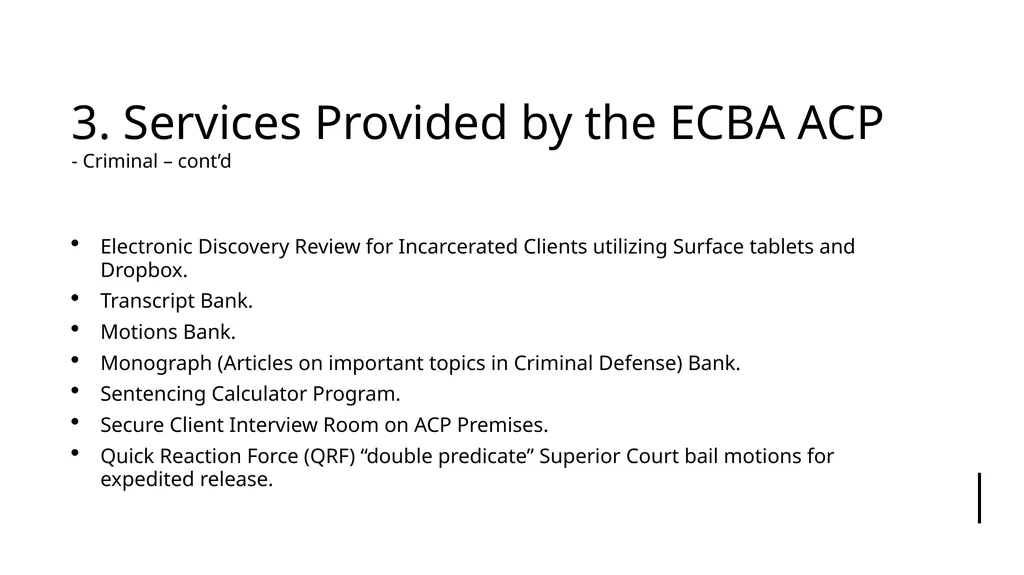 Presentation by the Erie County Bar Association’s - slide 16 of 59