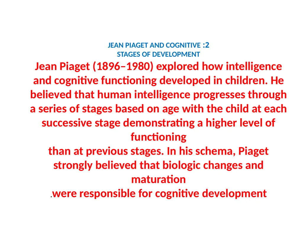 Theories of personality development. 1: - slide 8 of 22