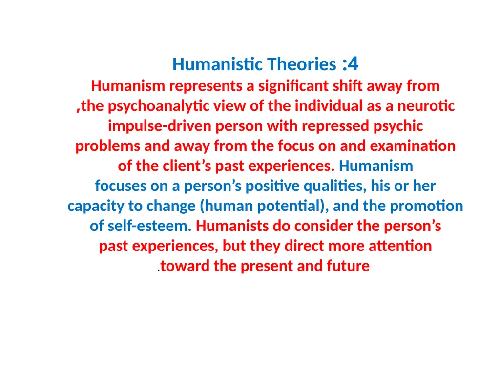 Theories of personality development. 1: - slide 13 of 22