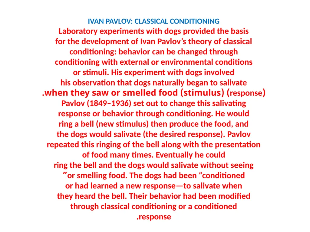 Theories of personality development. 1: - slide 18 of 22