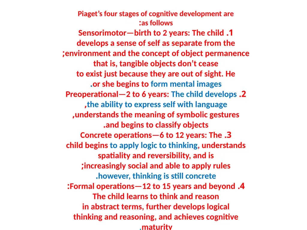 Theories of personality development. 1: - slide 9 of 22