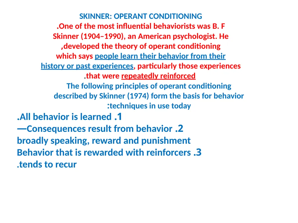 Theories of personality development. 1: - slide 19 of 22