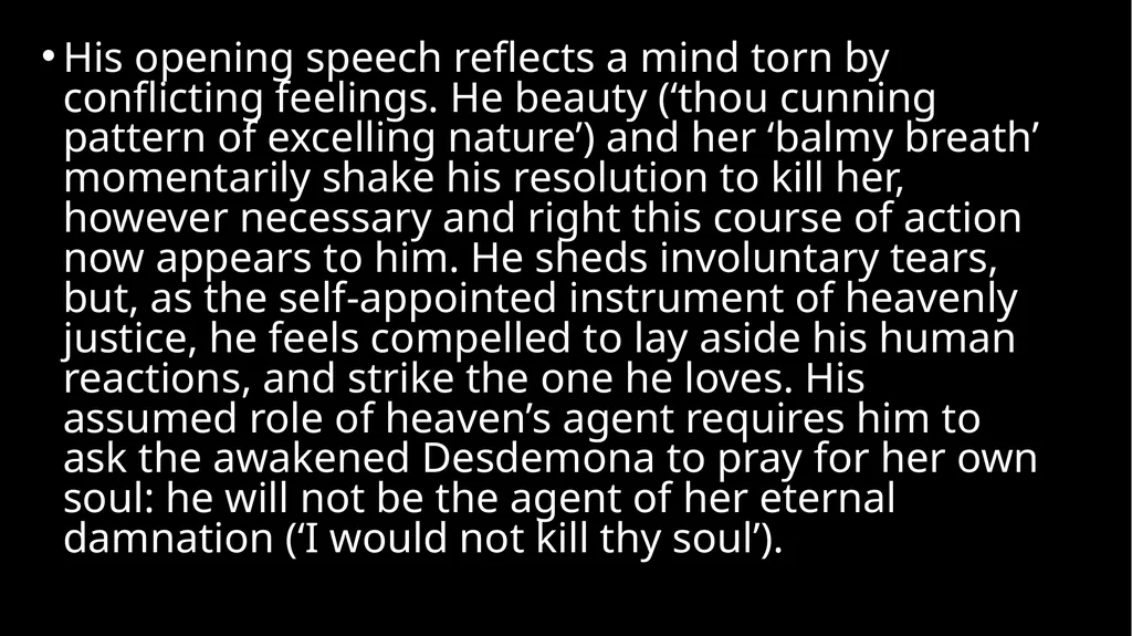 Ms Deasy Othello' – Act 5 Act 5, Scene 1 - slide 10 of 20