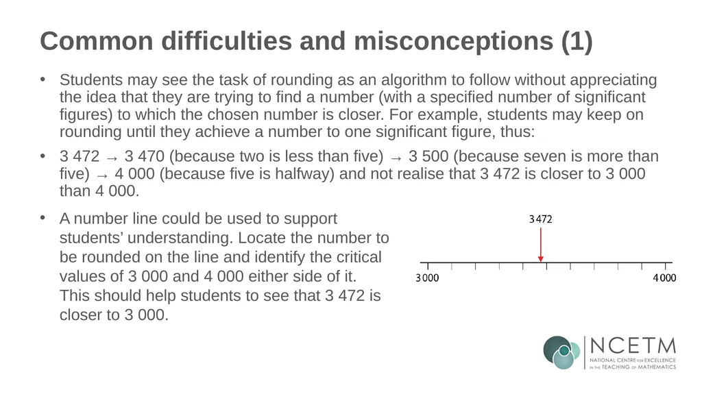 Rounding integers to significant figures (from 1.1 - slide 12 of 47