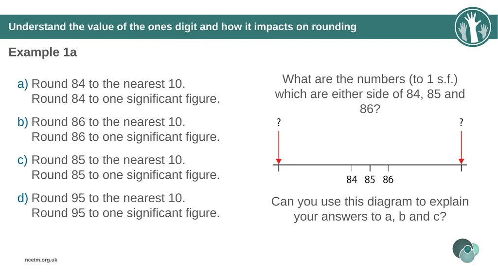 Rounding integers to significant figures (from 1.1 - slide 16 of 47