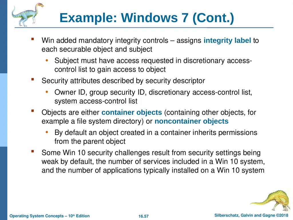 Chapter 16: Security Chapter 16: Security The - slide 57 of 58