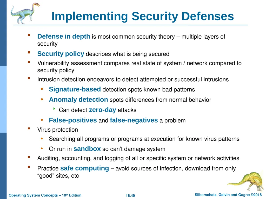 Chapter 16: Security Chapter 16: Security The - slide 49 of 58
