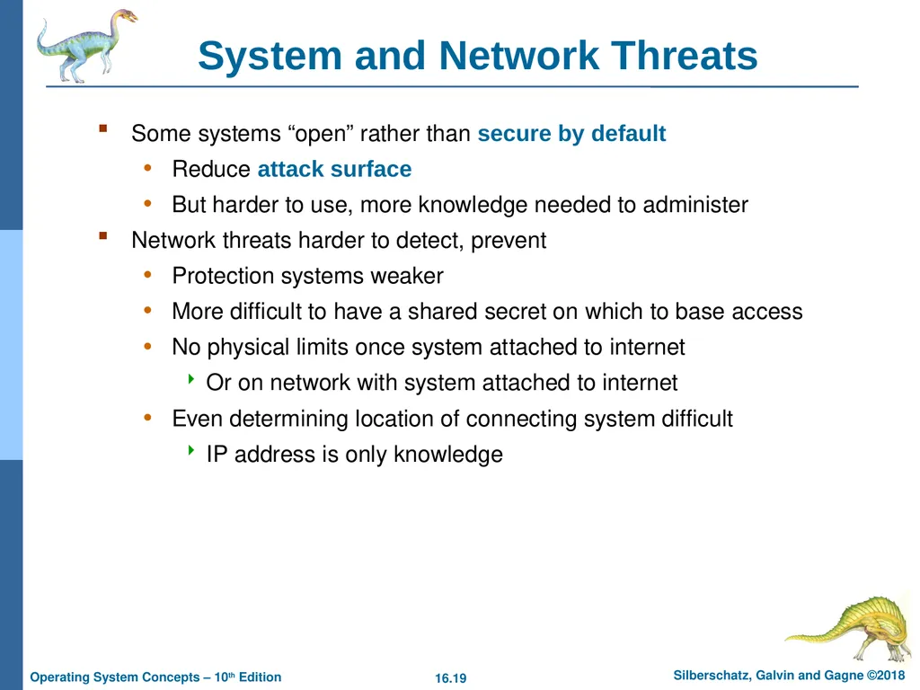 Chapter 16: Security Chapter 16: Security The - slide 19 of 58