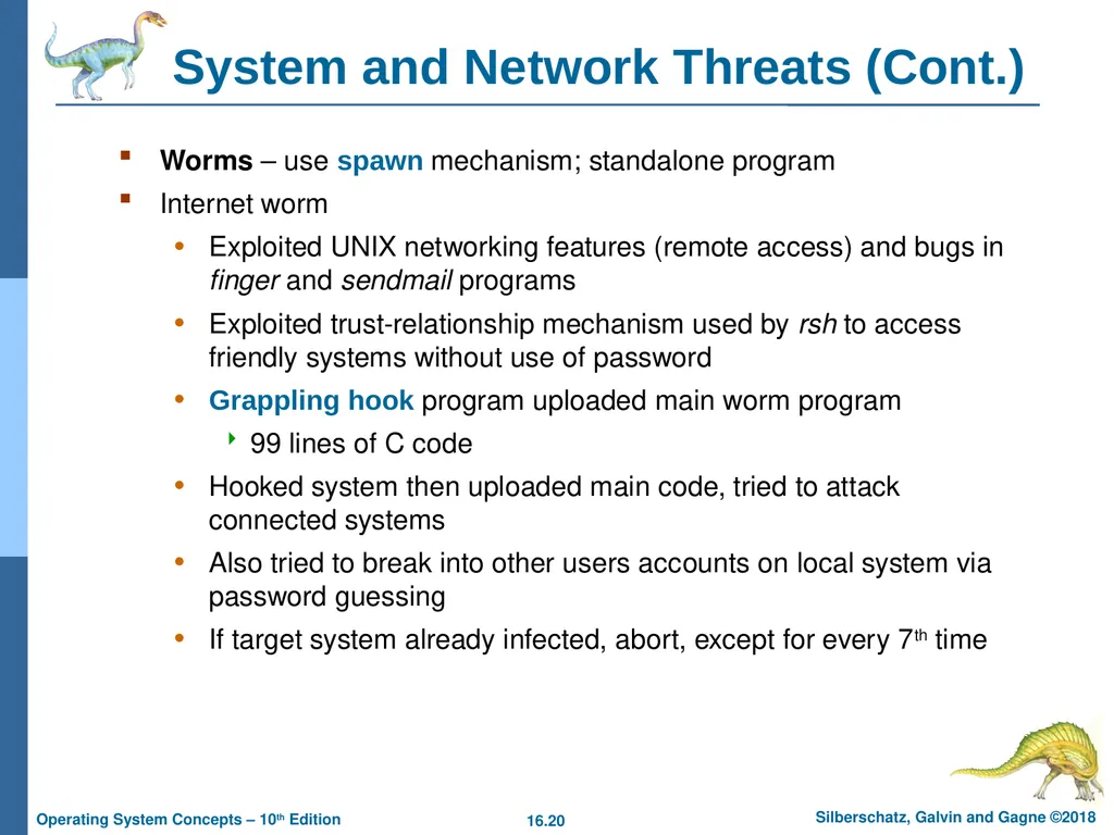 Chapter 16: Security Chapter 16: Security The - slide 20 of 58