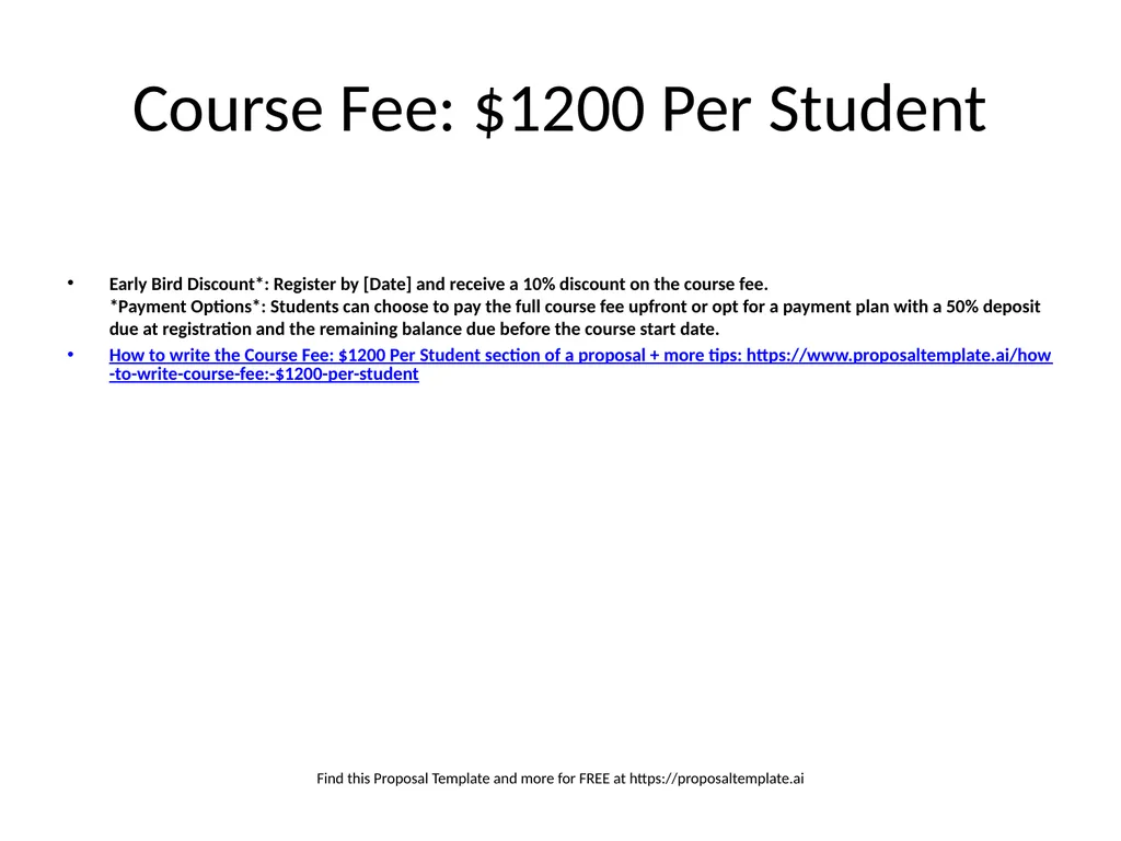 Makeup Training Proposal Template Learn more about - slide 14 of 15