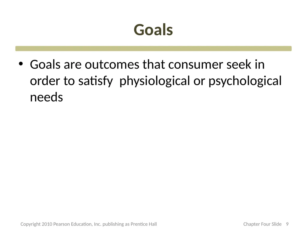 Consumer Motivation and Personality CHAPTER Three - slide 9 of 51