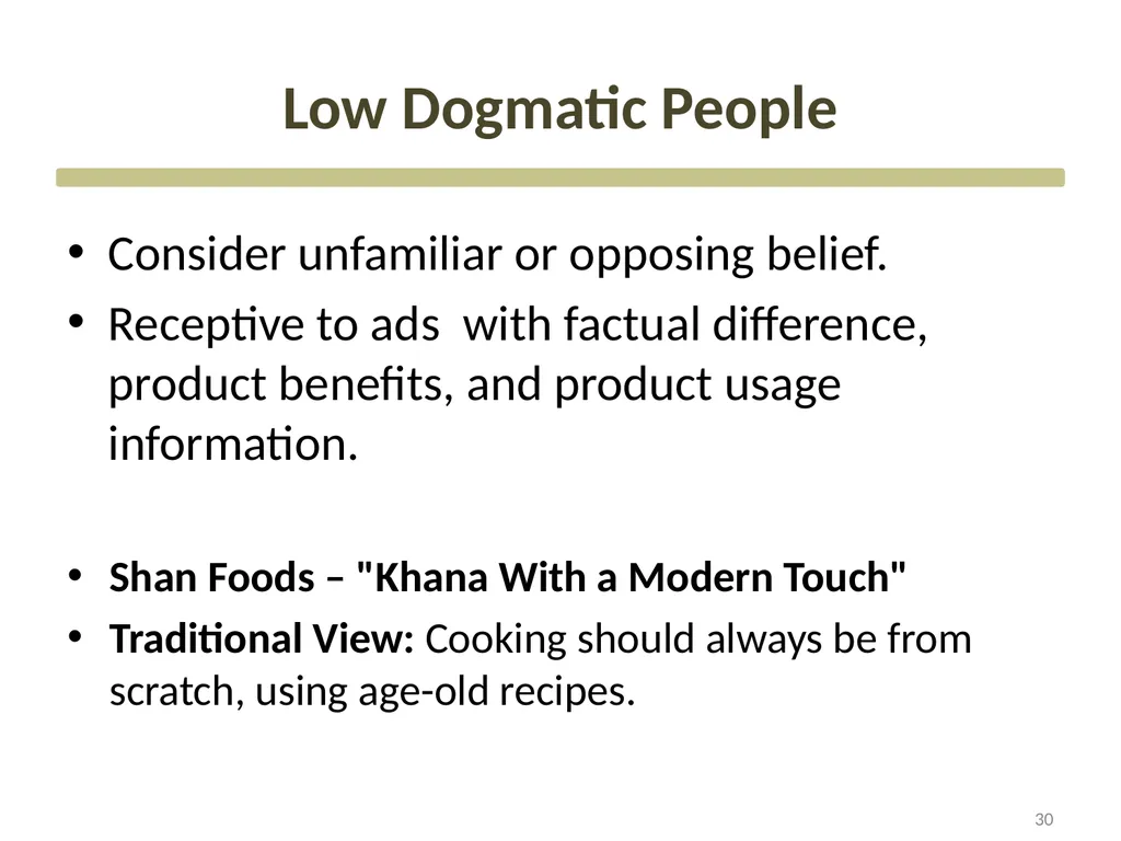 Consumer Motivation and Personality CHAPTER Three - slide 30 of 51