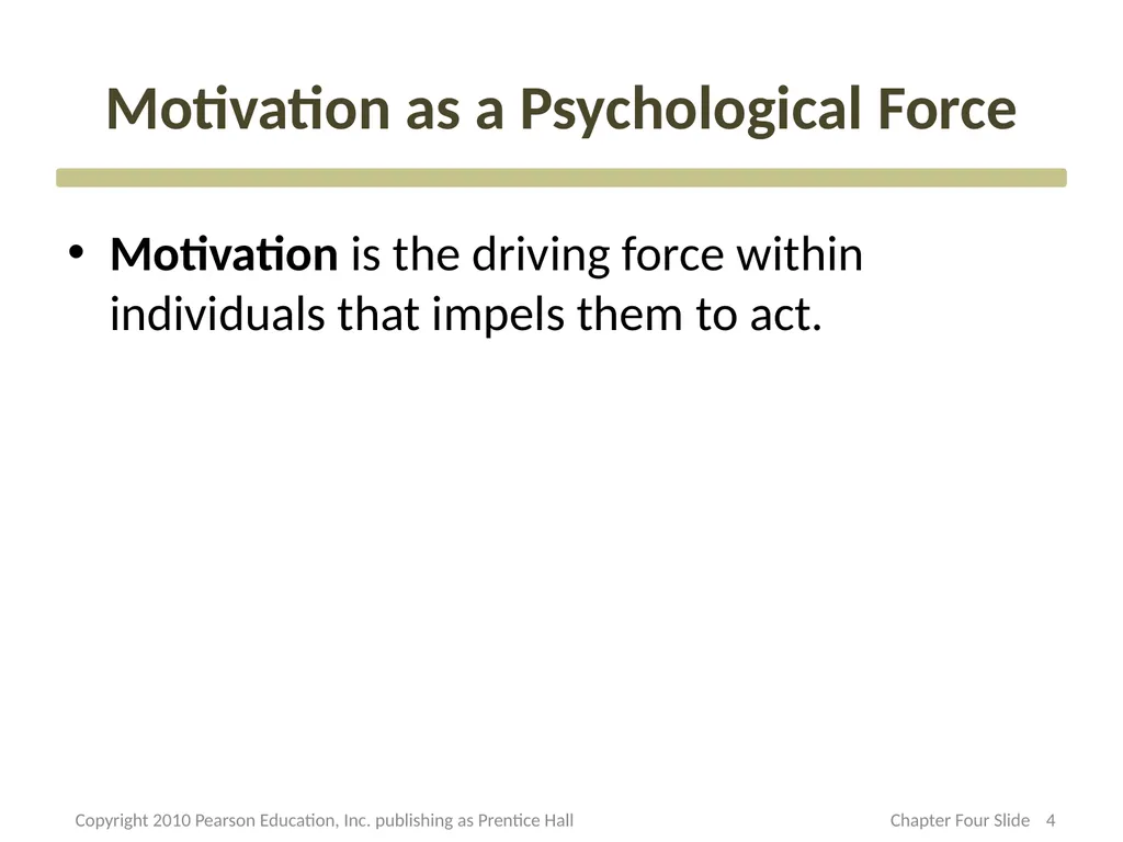 Consumer Motivation and Personality CHAPTER Three - slide 4 of 51