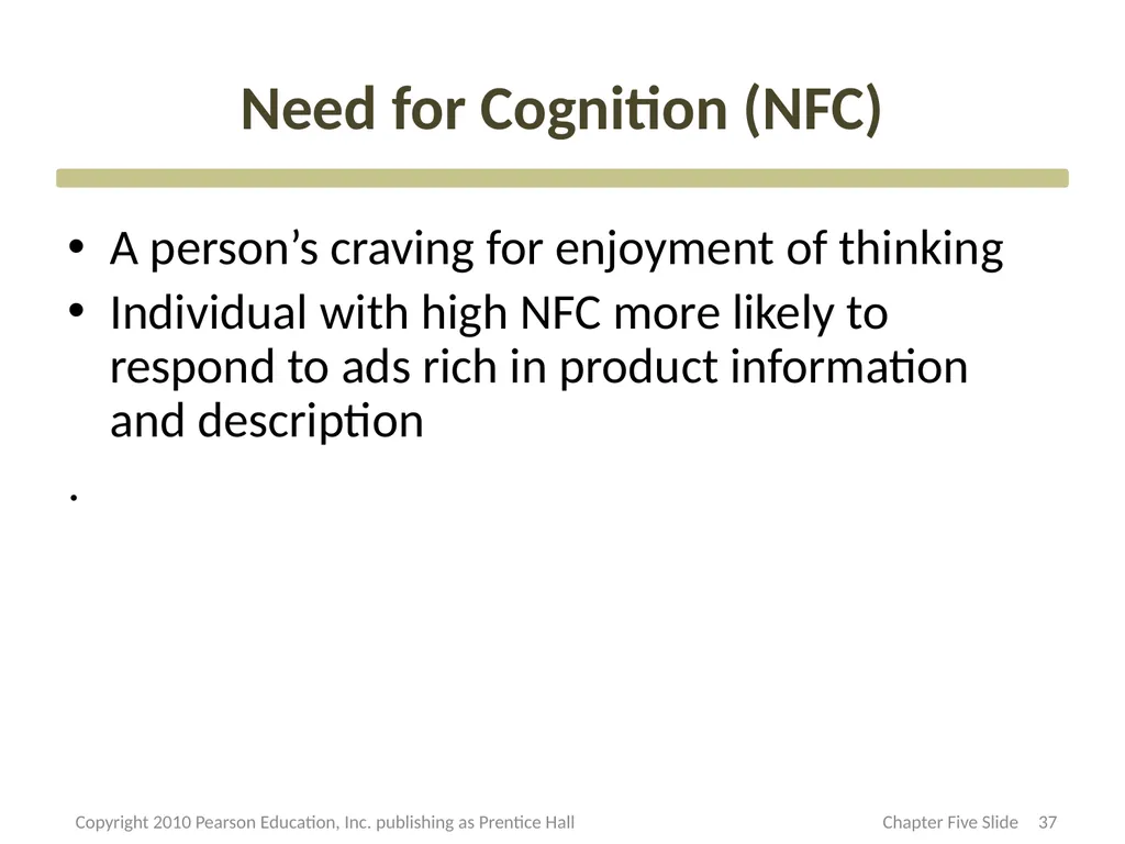 Consumer Motivation and Personality CHAPTER Three - slide 37 of 51