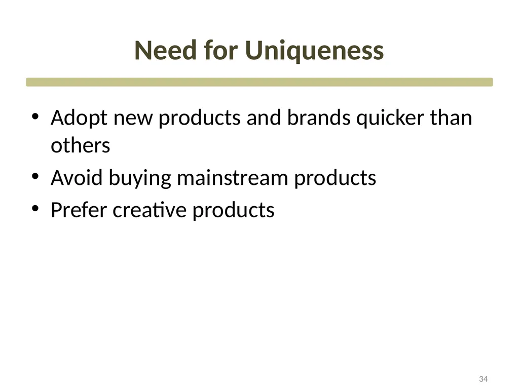 Consumer Motivation and Personality CHAPTER Three - slide 34 of 51