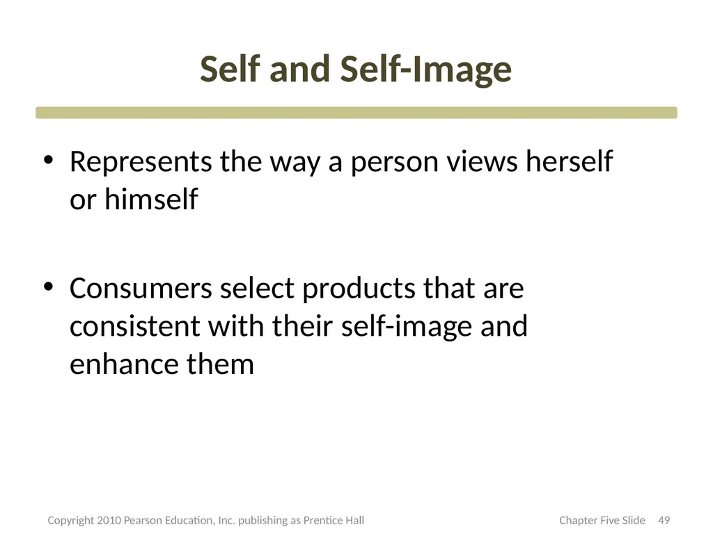 Consumer Motivation and Personality CHAPTER Three - slide 49 of 51