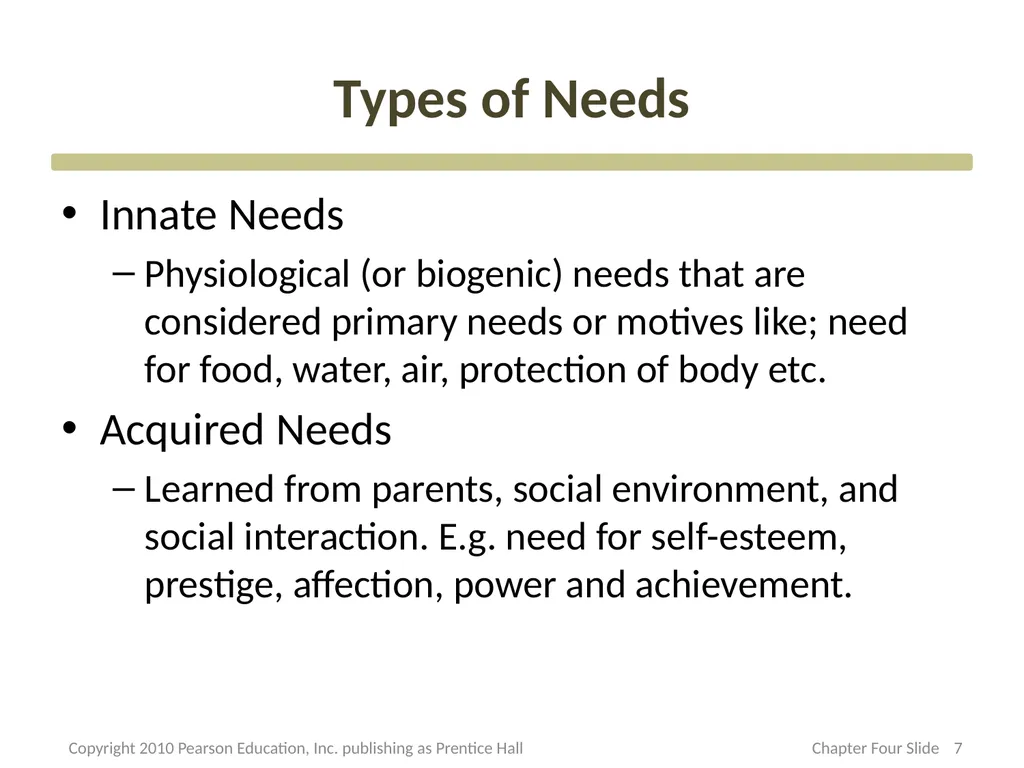 Consumer Motivation and Personality CHAPTER Three - slide 7 of 51