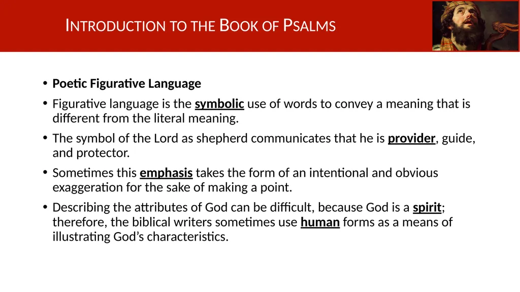Introduction to the Book of Psalms Understanding - slide 12 of 18