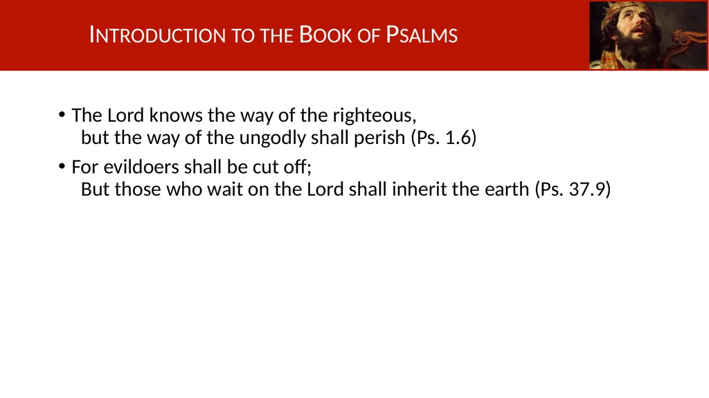 Introduction to the Book of Psalms Understanding - slide 15 of 18