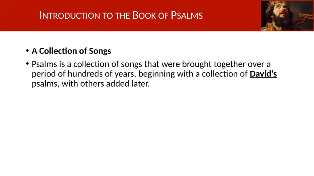 Introduction to the Book of Psalms Understanding - slide 4 of 18