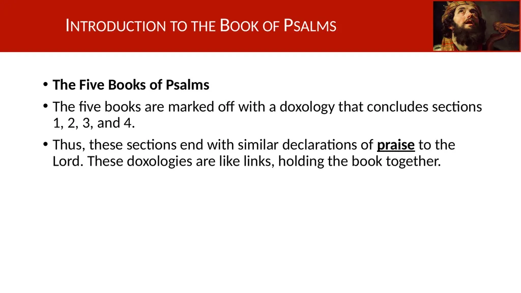 Introduction to the Book of Psalms Understanding - slide 6 of 18