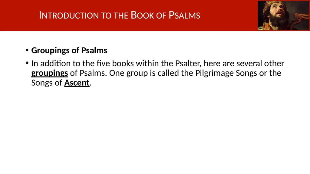 Introduction to the Book of Psalms Understanding - slide 8 of 18