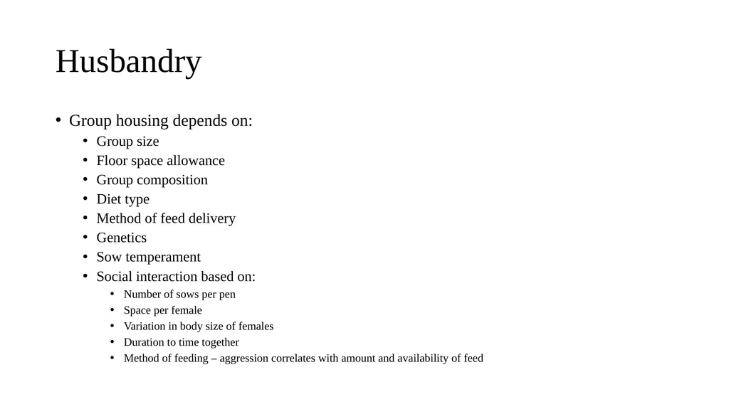 Swine module husbandry and training module Adapted - slide 19 of 29