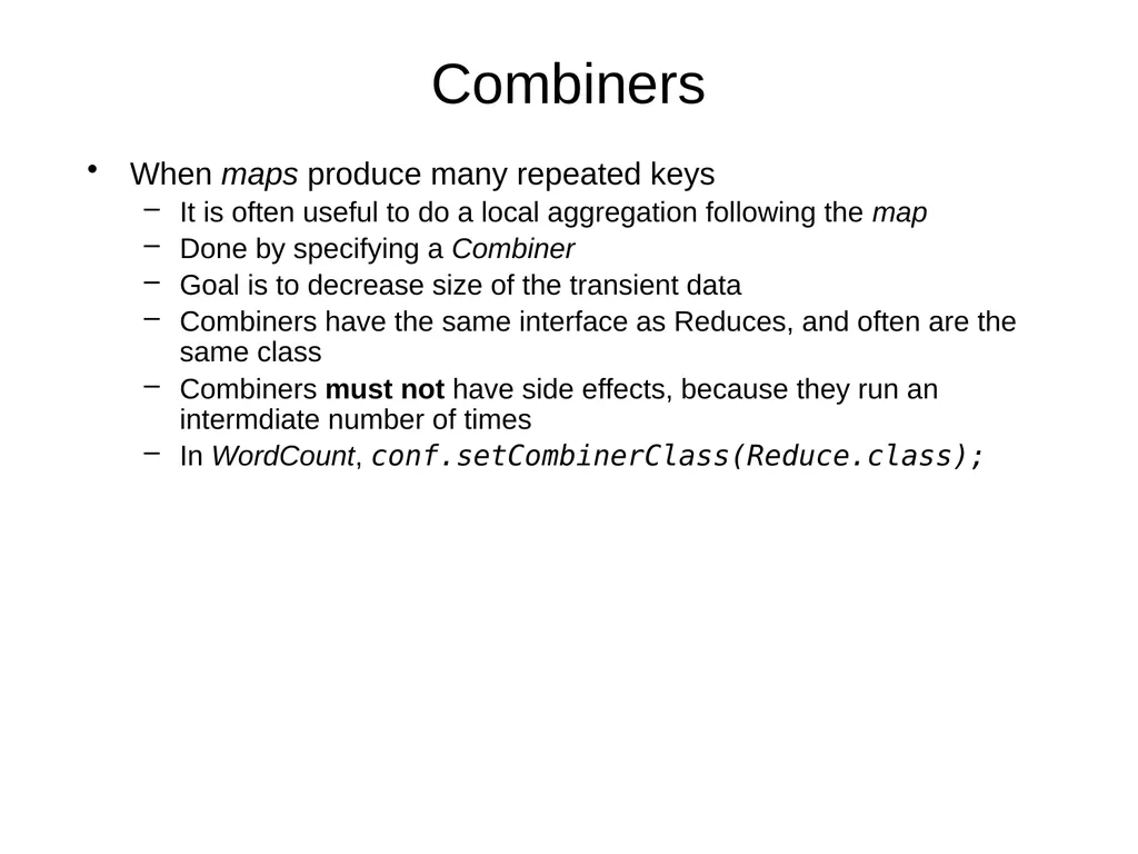 Introduction to Cloud Computing Lecture 4-2 Hadoop - slide 48 of 61