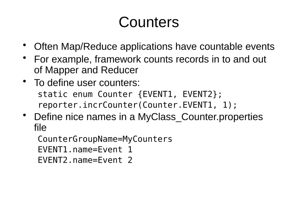 Introduction to Cloud Computing Lecture 4-2 Hadoop - slide 50 of 61