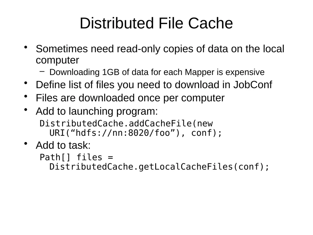 Introduction to Cloud Computing Lecture 4-2 Hadoop - slide 53 of 61
